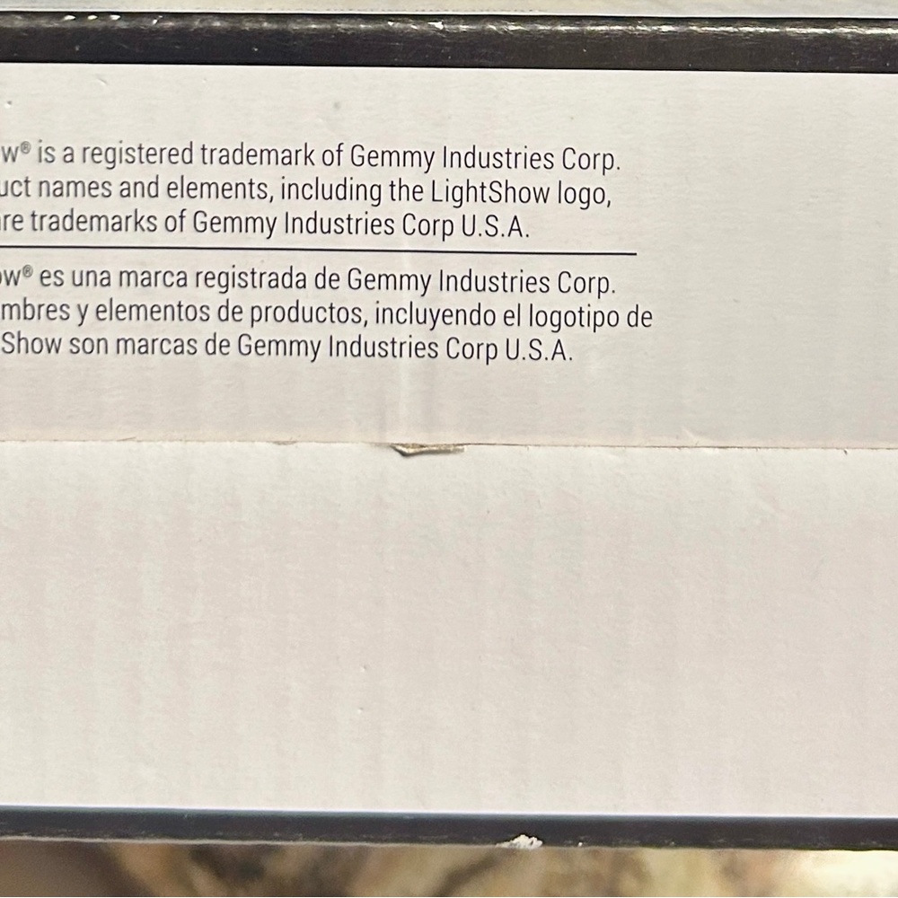 Gemmy • 2022 • Spooky Moods • LED Lightshow • Skeleton Light String • New W/ Box - Picture 7 of 10